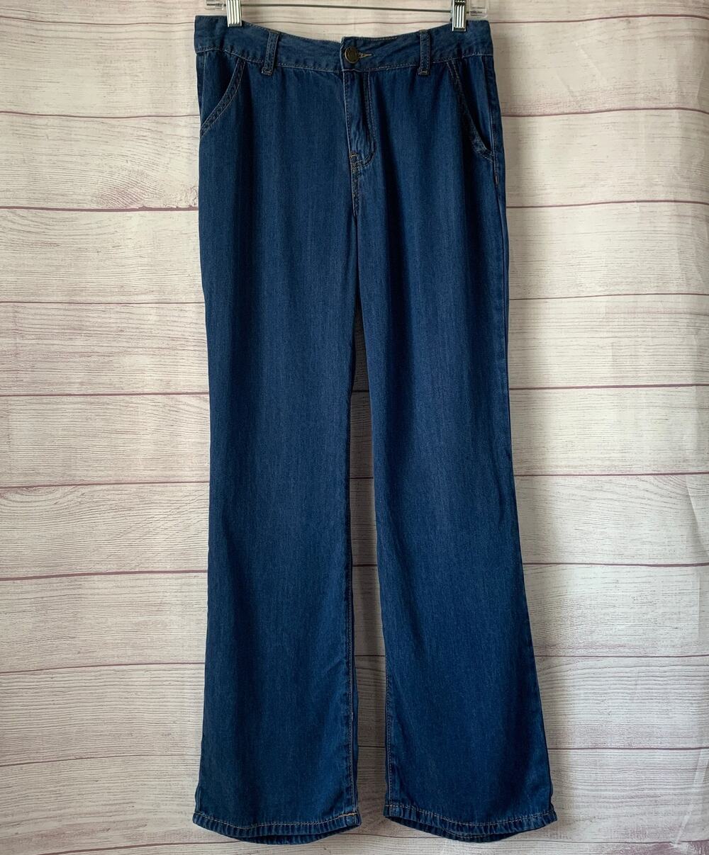 Revelation Denim Blue Jeans Wide-Leg Lightweight Size 6